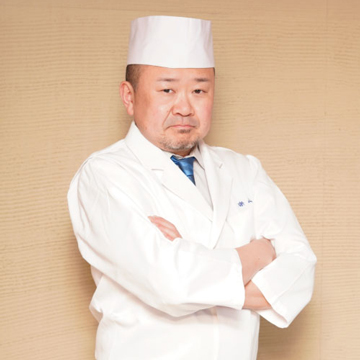 すし割烹楽山の店主